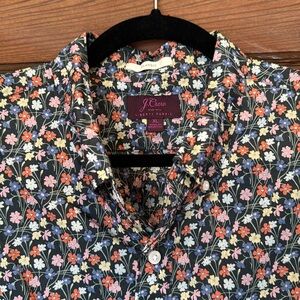 J. Crew Liberty London short sleeve button down shirt